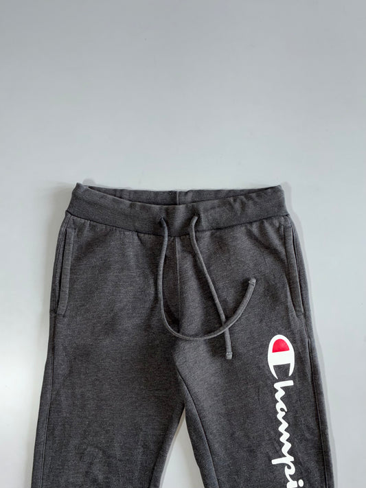 Champion Grey Script Logo Joggers Elastic (W:32|L:39)