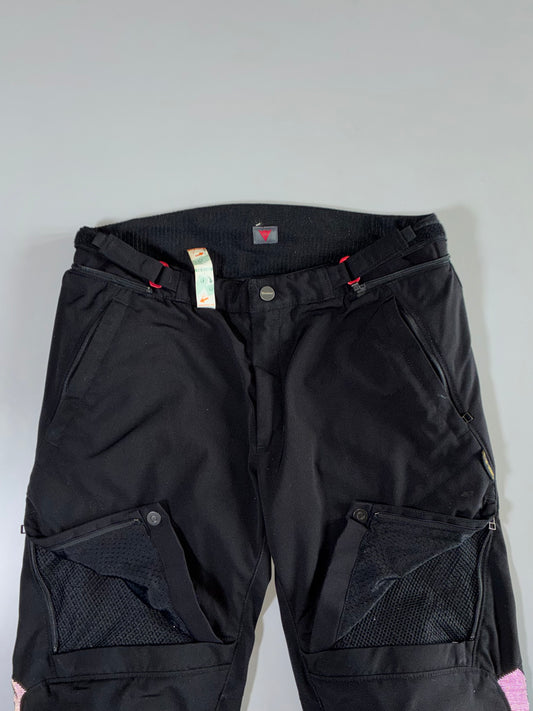 Dainese Black Textile Motorcycle Pants (Knee padd) (W:34|L:42)