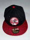 New York Yankees Elephant Print Fitted Cap (Size 55.8Cm)