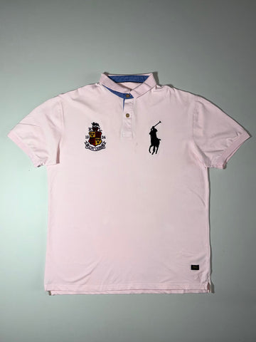 Polo Ralph Lauren White Big Pony Crest Polo Shirt  (2XL)