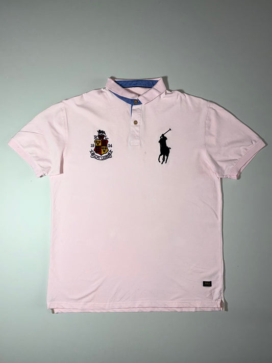 Polo Ralph Lauren White Big Pony Crest Polo Shirt  (2XL)
