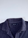 Nautica Colorblock Striped Rugby Polo Navy/Blue (L)