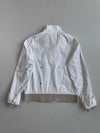 G-Star RAW Denim 3301 White Utility Bomber Jacket (M)
