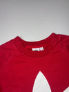 Adidas Originals Red Big Trefoil Crewneck Sweatshirt (M)