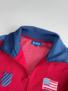 K-Swiss Red & Navy USA Flag Track Jacket (L)