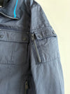 Diverse NYC Navy Multi-Pocket Bomber Jacket (M)