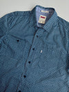 Levi's Polka Dot Short Sleeve Shirt – Navy(L)