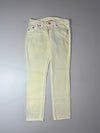 Y2K True Religion Made in USA Low Rise Jeans – Cream (W:32) (L:40)