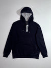 Edwin Black Pullover Hoodie with Grey Logo Placket (M)