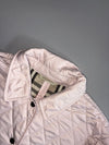 Burberry Quilted Jacket – Blush Pink, House Check Lining, Made in England women’s (L)