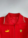 Puma x Scuderia Ferrari Campioni Prancing Horse Crest Italian Tricolor Tipped Red Full-Zip Track Jacket (S)
