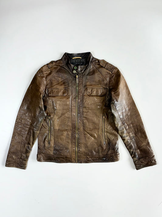 Calvin Klein Premium Original Pure Leather Jacket (L)