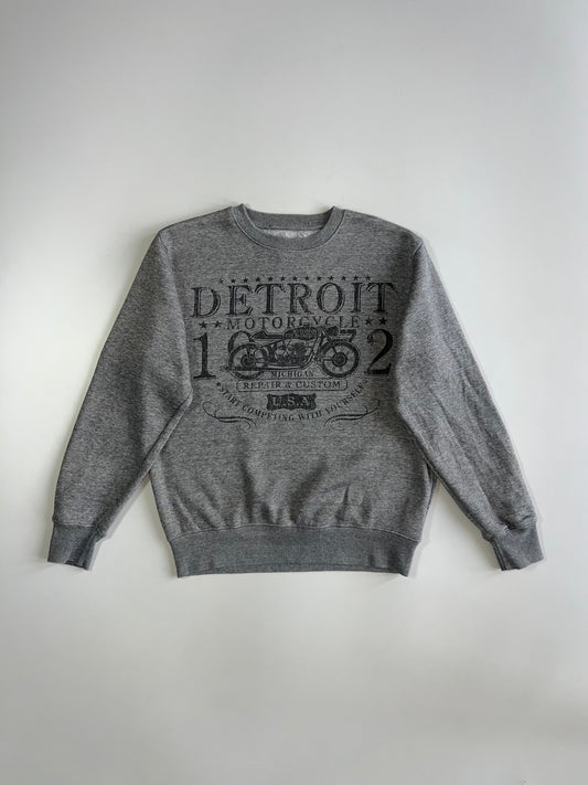 Detroit Motorcycle 1932 | Vintage Moto Graphic Crewneck (M)