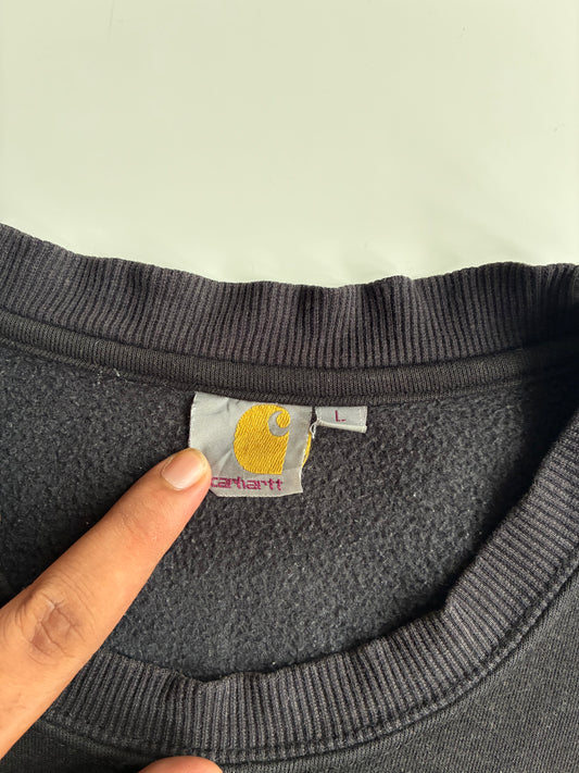 Carhartt | Black Pocket Crewneck Sweatshirt | (M)