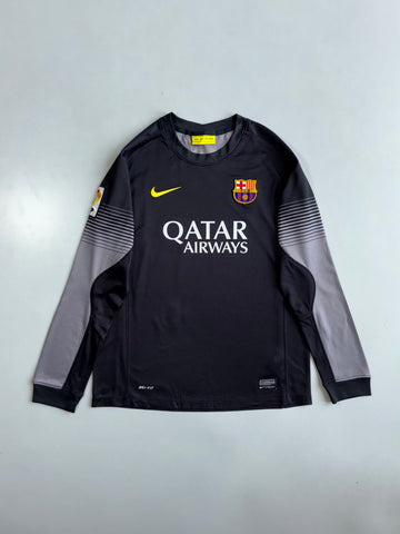 Nike | FC Barcelona GK Jersey Black Qatar Airways | (S)