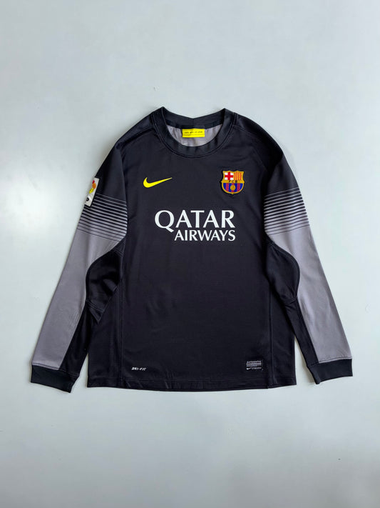 Nike | FC Barcelona GK Jersey Black Qatar Airways | (S)