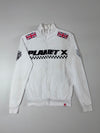 Planet X Cycling Team Full Zip Track Jacket – White, (M)