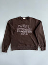 Levi’s Brown Graphic Crewneck Sweatshirt | Vintage Levi Strauss Pullover (S)