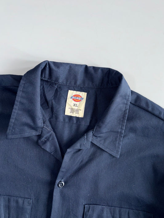 Vintage Dickies | Long Sleeve Work Shirt | (2XL)