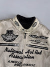 NHRA National Hot Rod Association “A World Powerhouse” 50th Anniversary Vintage Mesh Racing Jacket (Paded) (S)