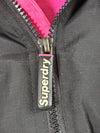 Superdry Windhiker Women's Black & Pink Fleece-Lined Wind heater Jacket Women’s (S/M)
