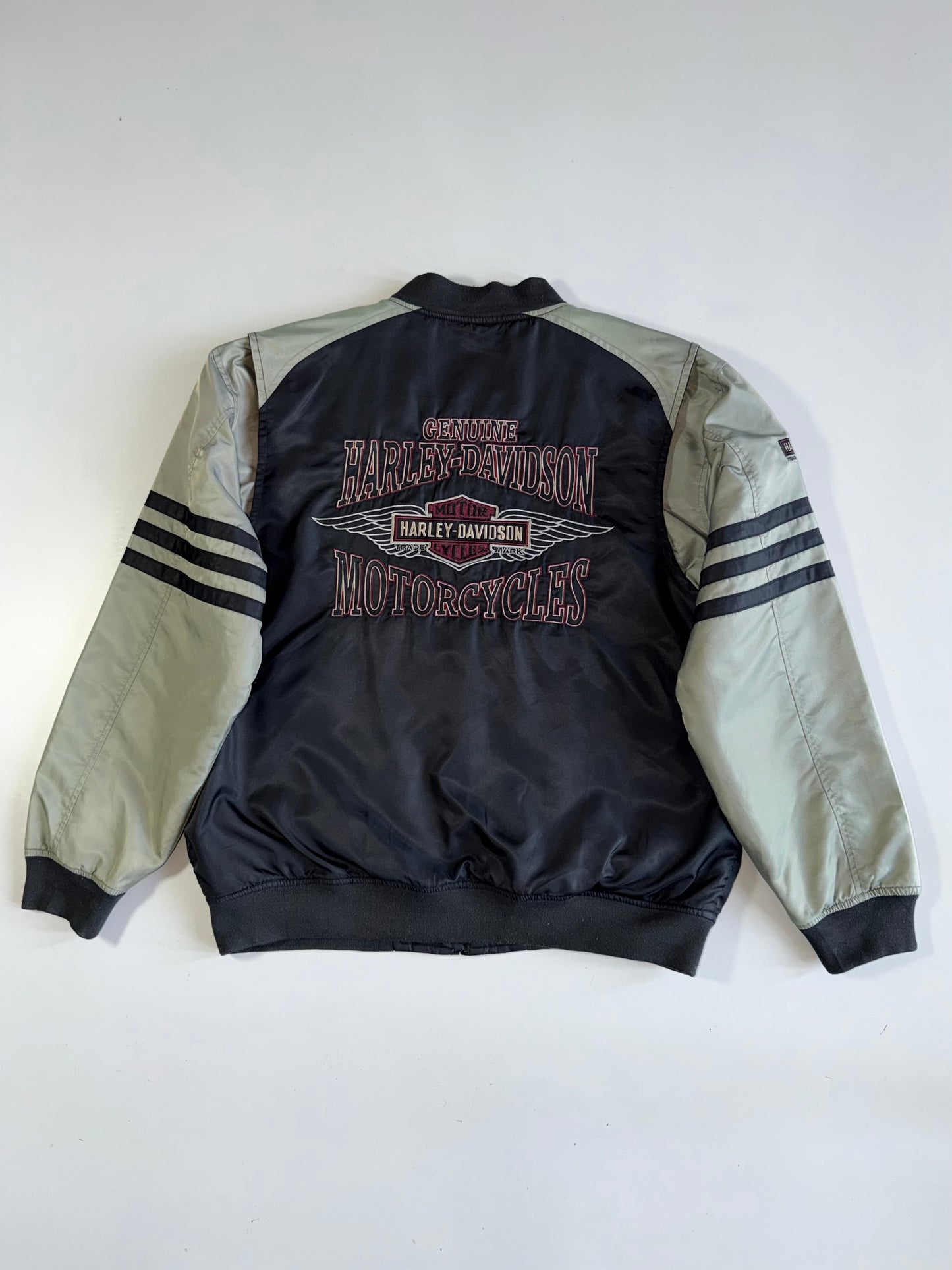 !        Vintage Harley-Davidson 1903 Legendary Motorcycles Bomber Jacket (XL/2XL)