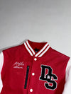Red & White Varsity Jacket (S/M)