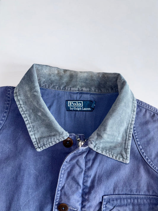 Vintage Polo Ralph Lauren Original Cotton Chore Coat with Corduroy Collar (XL)