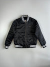 Remix | “Strive for Glory” Quilted Satin Varsity Reversible Bomber (S)