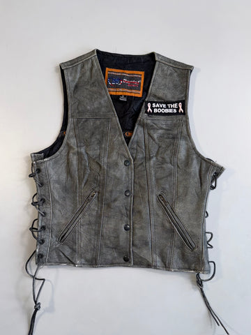 ZSuper Premium Original Pure Leather Vest (XS)