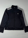 Vintage Adidas Black 3-Stripes Track Jacket  (S)