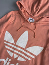 Adidas | Peach Trefoil Hoodie | (S)