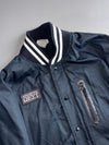 Athletix West | Black Varsity Bomber Jacket (L)