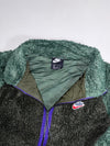 Nike Sportswear Green Colour-Block Sherpa Fleece Full-Zip Jacket (L/XL)