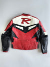 Vintage Yamaha R Pure Leather Racing Jacket By Each Leder’s With CE Protection (L)