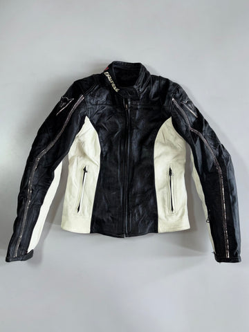 Vintage Dainese Premium Pure Italian Leather Racing Jacket (Paded)(XS)