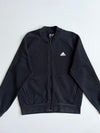 Adidas | Black Tonal 3-Stripe Bomber Track Jacket | (L)