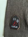 Tommy Hilfiger Brown Cotton Wool V-Neck Sweater – Sports 89 Patch (S)
