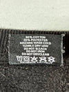 Stüssy Stock Logo Embroidered Black Crewneck Sweatshirt (L/XL)