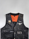 Vintage Premium Biker Leather Vest (S/M)
