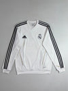 Adidas Real Madrid ClimaWarm Training Sweatshirt – White/Black/Gold (L)