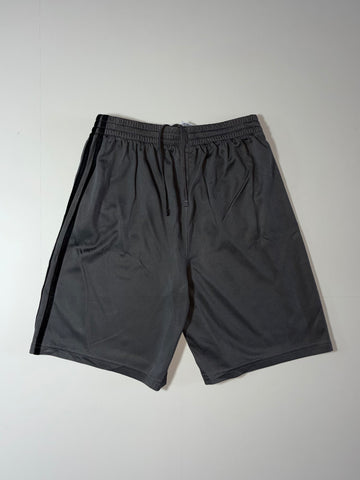 Adidas Grey Mesh Shorts – Black 3 Stripes (W:25) (L:18)