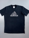 Adidas | Circuit-Board Logo Tee | Faded Black (L)