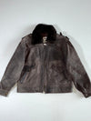 Vintage Premium Original (Detechable Furr Collar) Leather Jacket (M)
