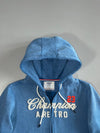 American Retro Blue Champion Graphic Hoodie (M)