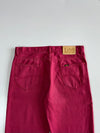 Lee Maroon Denim Jeans (W:34|L:46)