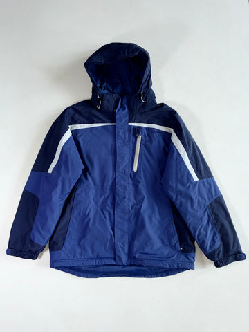 L.L.Bean Insulated Hooded Winter Jacket – Two-Tone Blue (2XL)