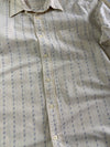 Vintage Emporio Armani Cream Striped Button Up Shirt (L)