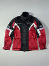 Vintage Dieter Braun Red & Black Moto Racing Jacket (Reflective 3M Scotchlite) Knee padded  (M)