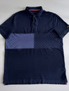 Tommy Hilfiger | Navy Flag Colorblock Polo (L)
